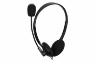 Gembird Stereo headset s mikrofónom, 2 x 3.5 mm miniJack, čierny