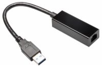 Gembird NIC-U3-02 Gembird adaptér - USB 3.0 (M) / RJ45 (F) Gigabit LAN, kabel 15cm, černý