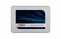 Crucial SSD 1TB MX500 SATA III 2.5" 3D TLC 7mm (čtení/zápis: 560/510MB/s; 95/90K IOPS) + 9.5mm adaptér