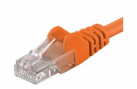 PREMIUMCORD Patch kabel UTP RJ45-RJ45 CAT5e 0.5m oranžová