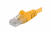 PREMIUMCORD Patch kabel UTP RJ45-RJ45 CAT5e 10m žlutá