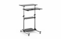 TECHLY 102833 Universal presentation notebook trolley with four shelves adjustable