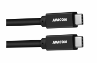 AVACOM Datový a nabíjecí kabel USB Type-C - USB Type-C, 100cm, 60W E-Mark, černý