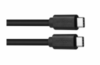 AVACOM Datový a nabíjecí kabel USB Type-C - USB Type-C, 100cm, černá