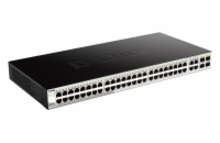 D-Link DGS-1210-48 52-port Gigabit Smart Switch, 48x GbE, 4x RJ45/SFP, fanless