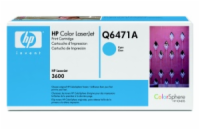 HP color toner, Q6471A, azurový CLJ 3600 originál