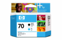 HP Printhead 70/Matte Black and Cyan