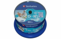 VERBATIM CD-R AZO 700MB, 52x, printable, spindle 50 ks