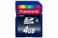 TRANSCEND SDHC karta 4GB Premium, Class 10