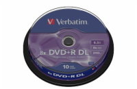 VERBATIM DVD+R(10-pack) Double layer/8x/8.5GB/spindle