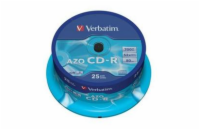 VERBATIM CD-R AZO 700MB, 52x, spindle 25 ks