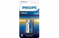 Philips baterie CR123A - 1ks