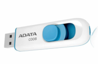 ADATA Flash Disk 16GB C008, USB 2.0 Classic, bílá