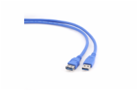 GEMBIRD Kabel USB 3.0 A-A prodlužovací 1,8m (modrý)