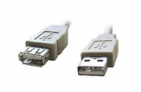 GEMBIRD Kabel USB 2.0 A-A prodlužovací 1,8m Professional (černý, zlacené kontakty)