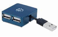 MANHATTAN USB 2.0 Micro Hub, 4 Ports, Bus Power