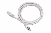 GEMBIRD kabel patchcord Cat5e stíněný FTP 15m, šedý