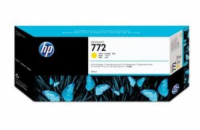 HP 772 Yellow DJ Ink Cart, 300 ml, CN630A