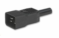 PREMIUMCORD Konektor napájecí 230V na kabel (samec, IEC C20)