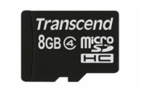 TRANSCEND MicroSDHC karta 8GB Class 4, bez adaptéru