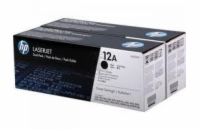 HP 12A Black 2-pack LJ Toner Cart, Q2612AD (2,000 / 2,000 pages)