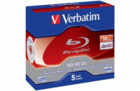 BD-RE VERBATIM DL Blu-Ray,Jewel,2x,50GB,(5-pack)