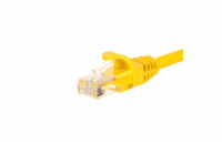 NETRACK BZPAT15UY patch cable RJ45 snagless boot Cat 5e UTP 15m yelow