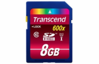Transcend 8GB SDHC (Class 10) UHS-I 600x (Ultimate) MLC paměťová karta Transcend 8GB SDHC (Class 10) UHS-I 600x (Ultimate) MLC paměťová karta