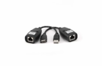 Gembird KAB056C4R USB 2.0, aktivní prodlužka, 30m Gembird USB extender, 30 m