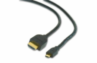 Gembird kábel HDMI (M) na micro HDMI (M), 3m, čierny