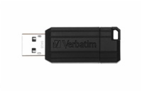 VERBATIM Flash Disk 64GB USB 2.0 Store  n  Go PinStripe, černá