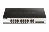 D-Link DGS-1210-20 20-port Gigabit Smart+ Switch, 16x GbE, 4x RJ45/SFP, fanless