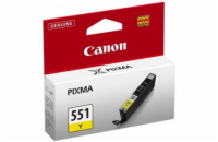 Canon CARTRIDGE CLI-551Y žlutá pro Pixma iP, Pixma iX, Pixma MG a Pixma MX 6850, 725x, 925, 8750 (300 str.)