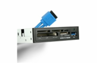 AXAGON CRI-S3, USB 3.0 interní 3.5" čtečka 5-slot ALL-IN-ONE