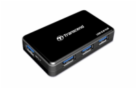 Transcend USB 3.0 4-port HUB3, aktivní se zdrojem