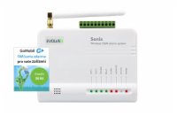 EVOLVEO Sonix - bezdrátový GSM alarm (4ks dálk. ovlád.,PIR čidlo pohybu,čidlo na dveře/okno,externí repro,Android/iPhone) + SIM 