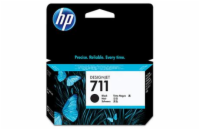 HP 711 Black DJ Ink Cart, 38 ml, CZ129A