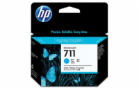 HP 711 Cyan DJ Ink Cart, 29 ml, 3-pack, CZ134A