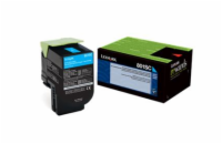 Lexmark 802SC Cyan Standard Yield Return Program Toner Cartridge - 2 000 stran