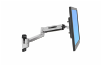 ERGOTRON LX Sit-Stand Wall Mount LCD Arm, Polished - flexibilní nástěnný držák pro minitory max. 42"