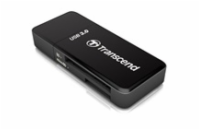 Transcend RDF5 USB 3.0 čtečka paměťových karet SDHC (UHS-I)/SDXC (UHS-I)/microSDHC (UHS-I)/microSDXC (UHS-I), černá