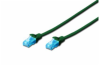DIGITUS DK-1512-0025/G Premium CAT 5e UTP patch cable Length 0.25m Color green