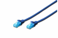 DIGITUS DK-1512-0025/B Cable patch UTP CAT.5E blue 0.25m
