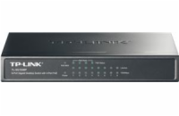 TP-Link switch TL-SG1008P (8xGbE, 4xPoE+, 64W, fanless)