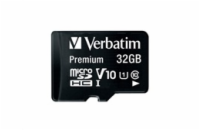 VERBATIM MicroSDHC karta 32GB Premium, U1 + SD adaptér