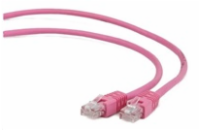 GEMBIRD kabel patchcord Cat5e UTP 2m, růžový