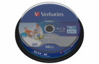 Verbatim BD-R SL 25GB 6x, printable, spindle, 10ks (43804)