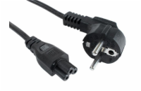 Gembird kabel napájecí (C5), 3-Pin, VDE certifikovaný, 3 m, černý