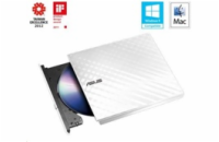 ASUS DVD Writer SDRW-08D2S-U LITE/WHITE, External Slim DVD-RW, white, USB