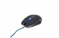 GEMBIRD MUSG-001-B gaming optical mouse 2400 DPI 6-button USB black with blue backlight